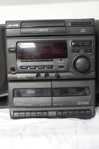 aiwa 3 cd stereo system